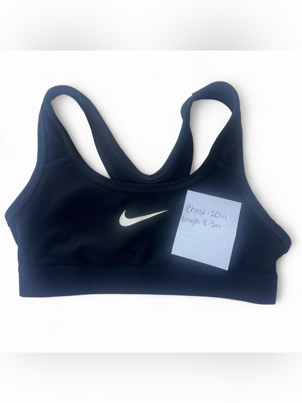 Nike Black Racerback Medium-Support Sports Bra - Picture 4 of 4